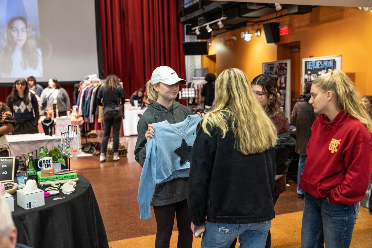 Scenes from the pop-up shop