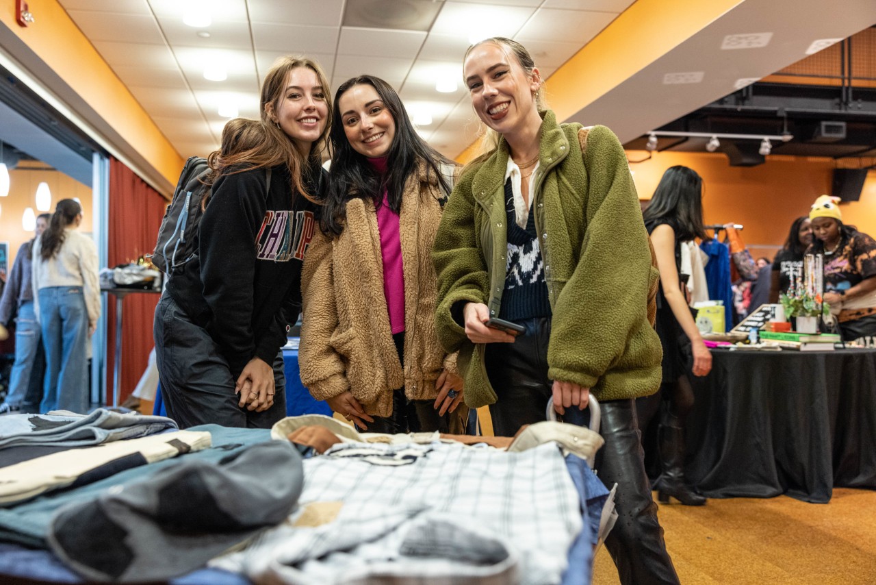 Scenes from the pop-up shop