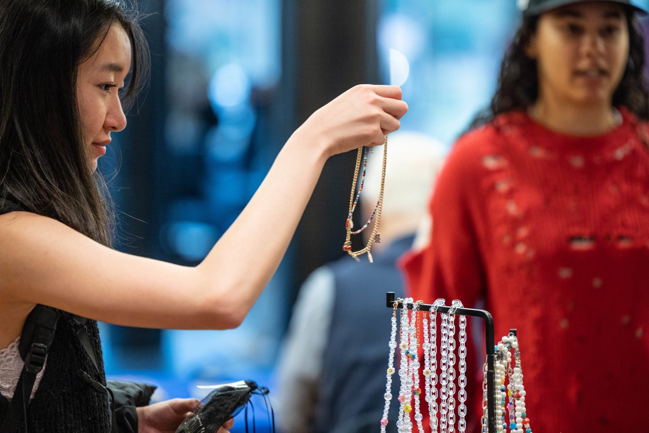 Scenes from the pop-up shop
