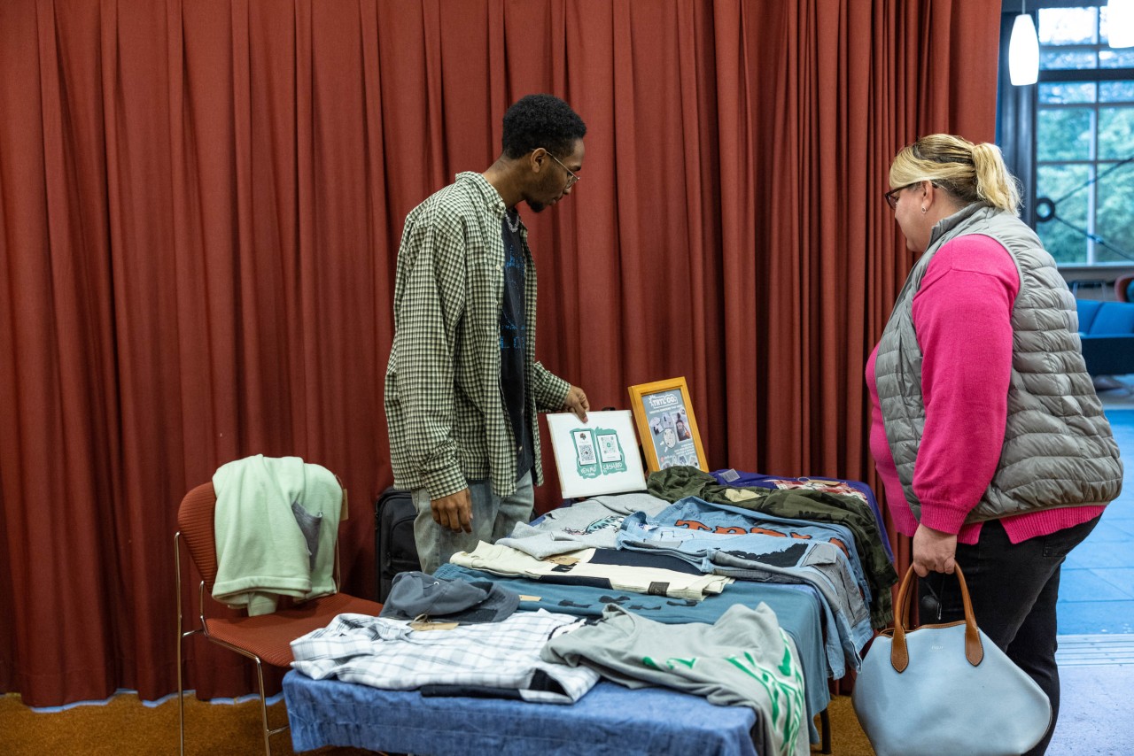 Scenes from the pop-up shop