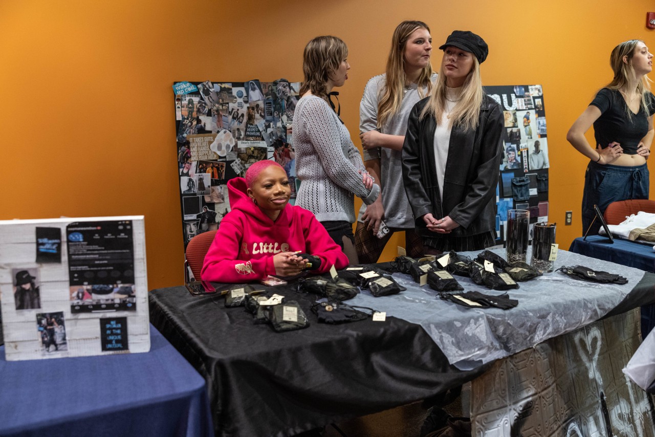 Scenes from the pop-up shop