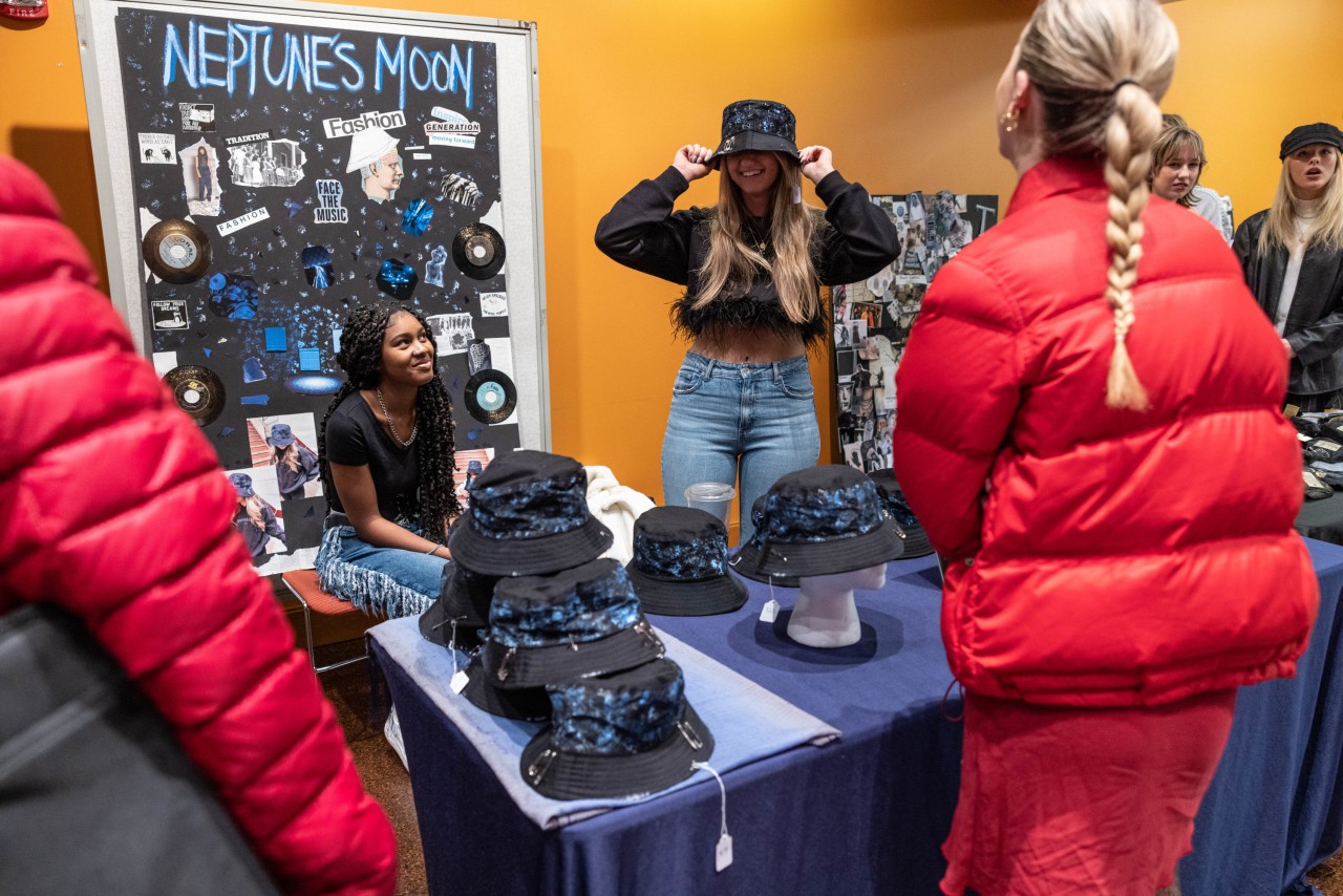 Scenes from the pop-up shop