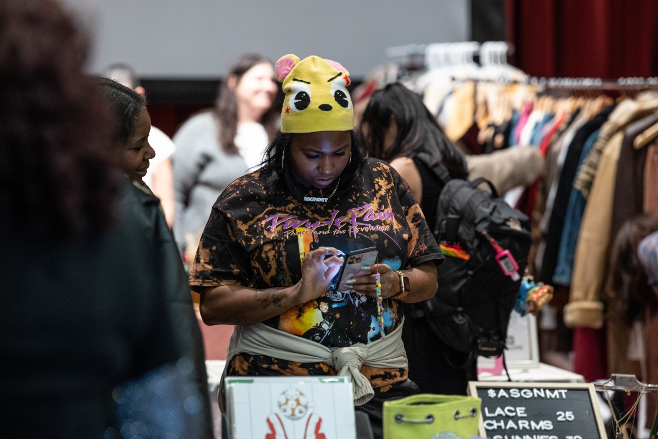 Scenes from the pop-up shop