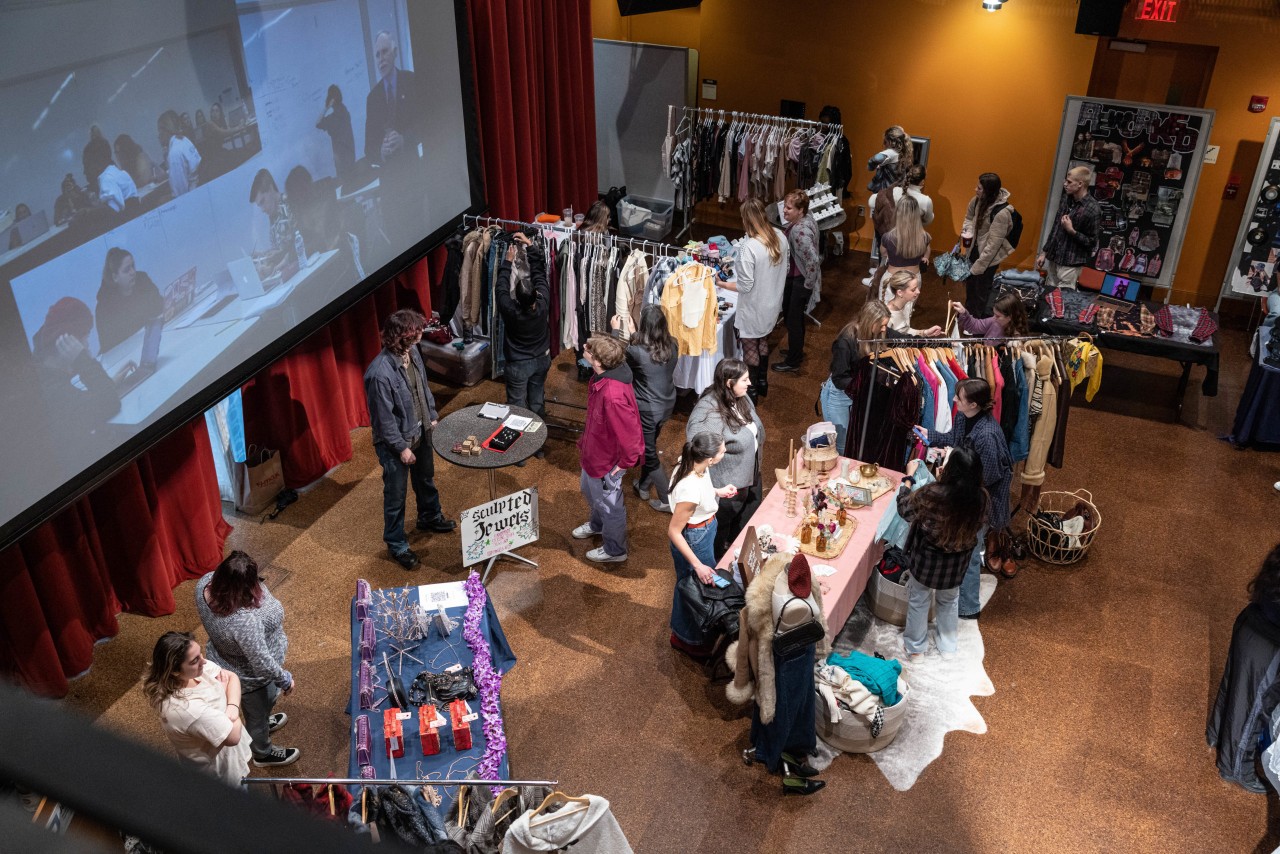 Scenes from the pop-up shop