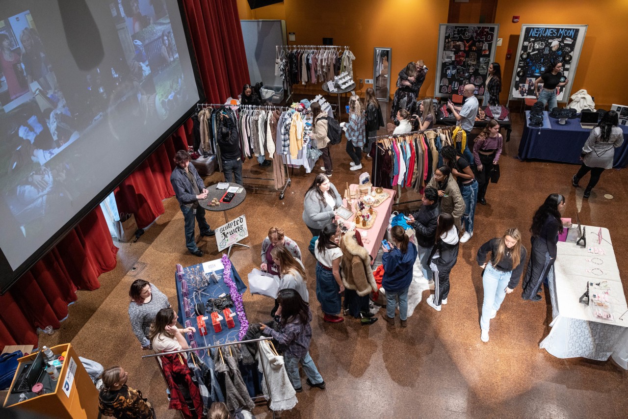 Scenes from the pop-up shop