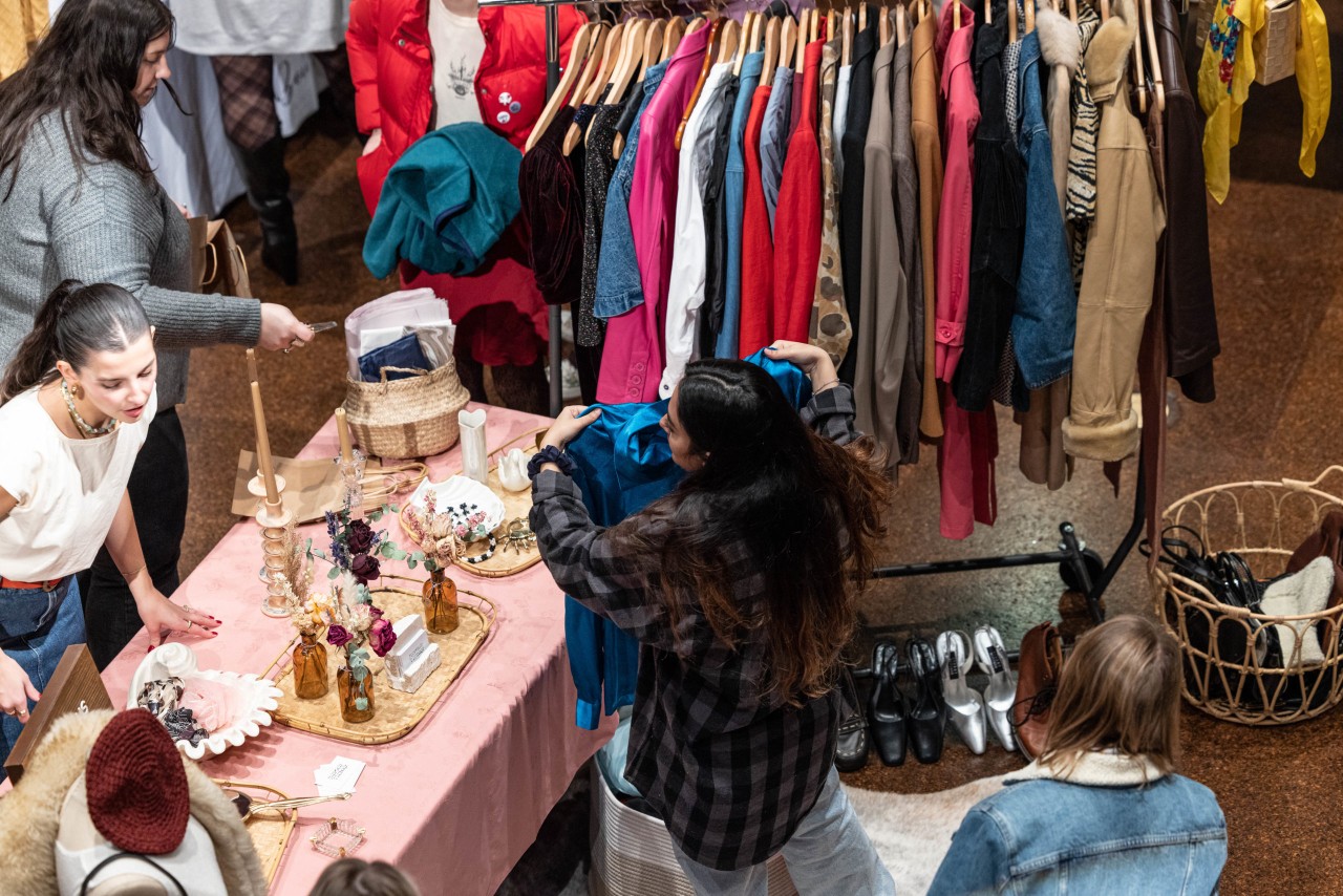 Scenes from the pop-up shop