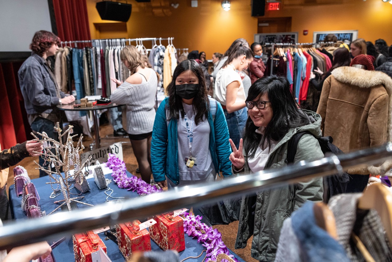 Scenes from the pop-up shop