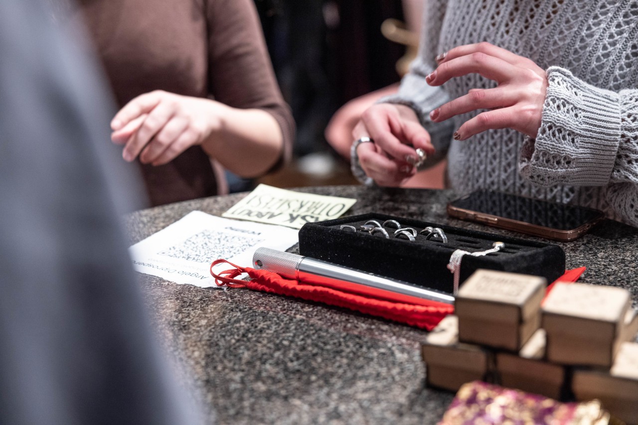 Scenes from the pop-up shop