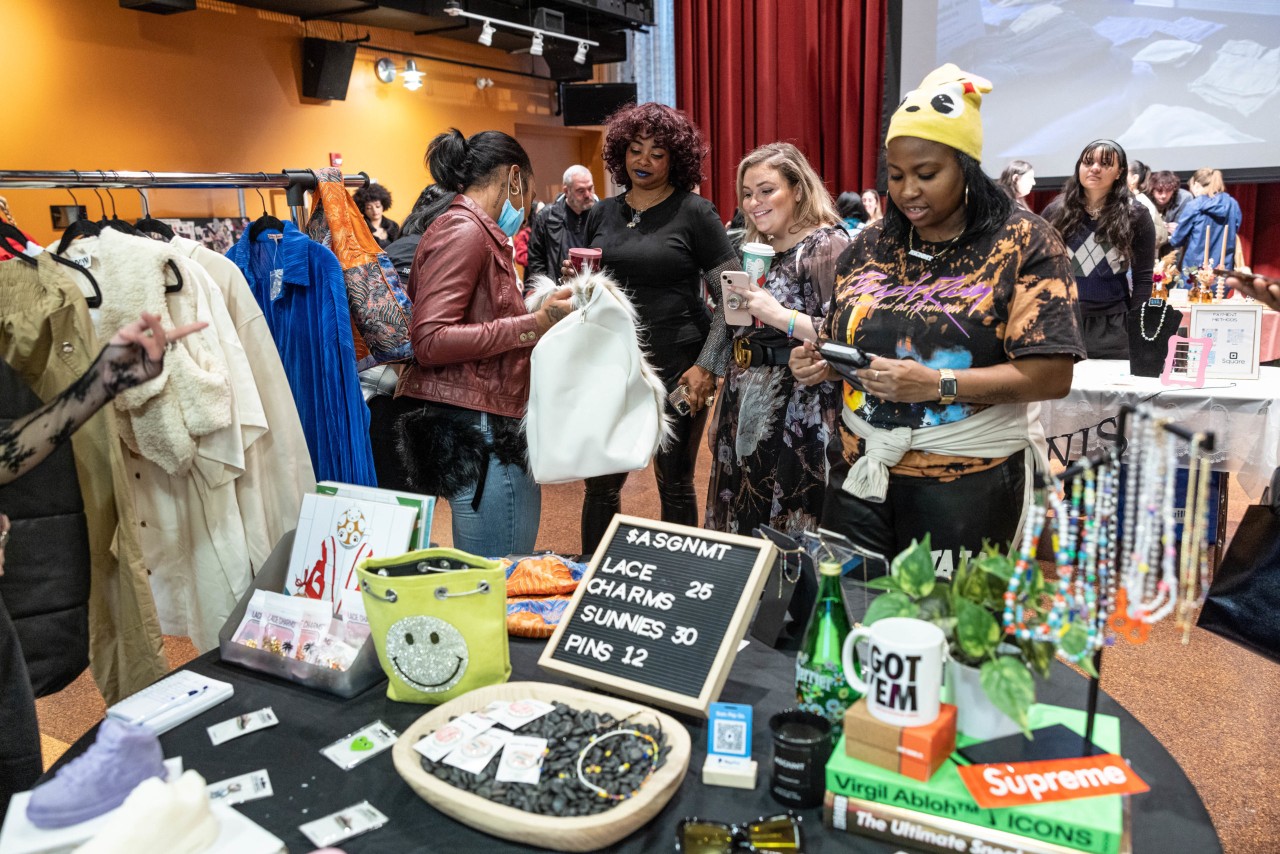 Scenes from the pop-up shop