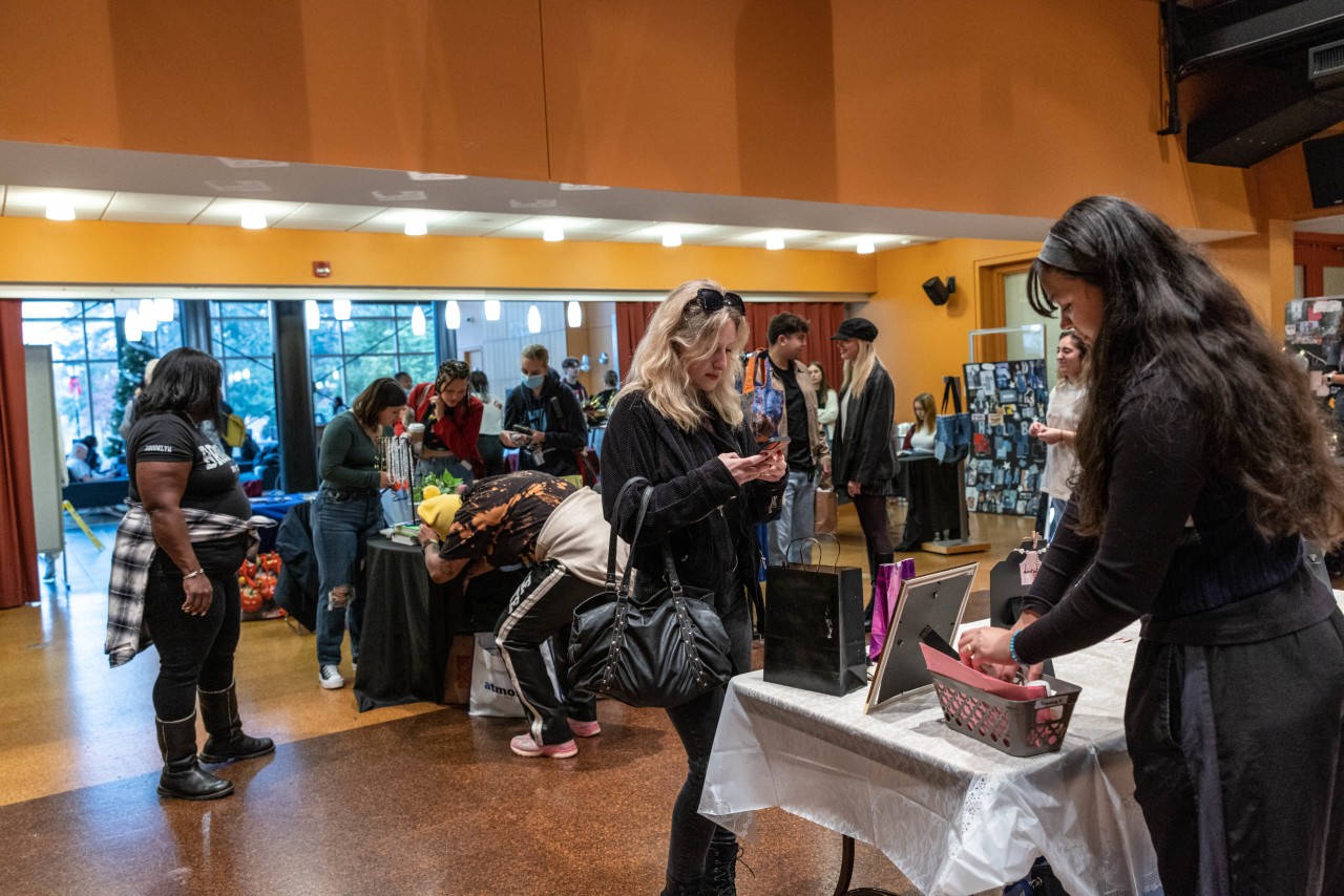Scenes from the pop-up shop