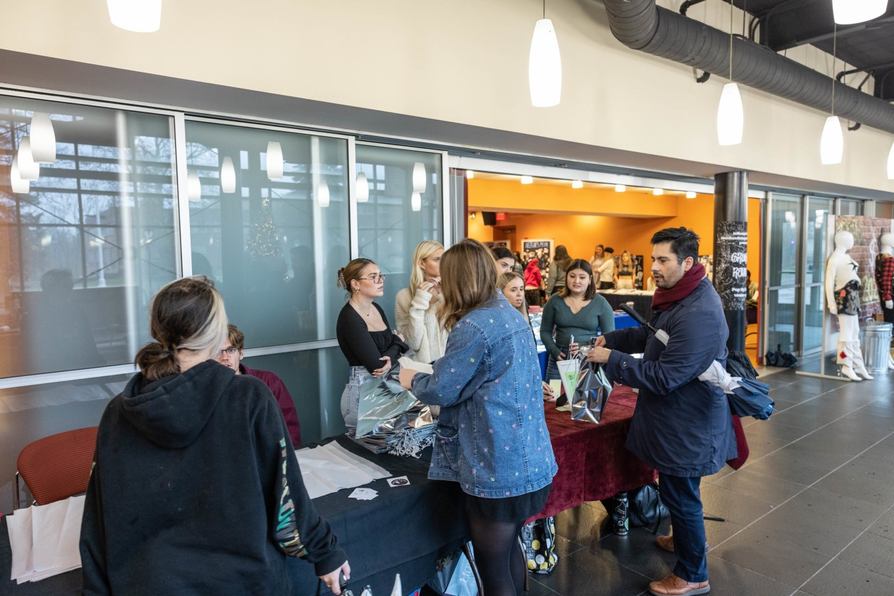Scenes from the pop-up shop