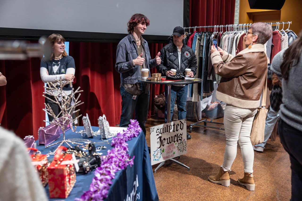 Scenes from the pop-up shop