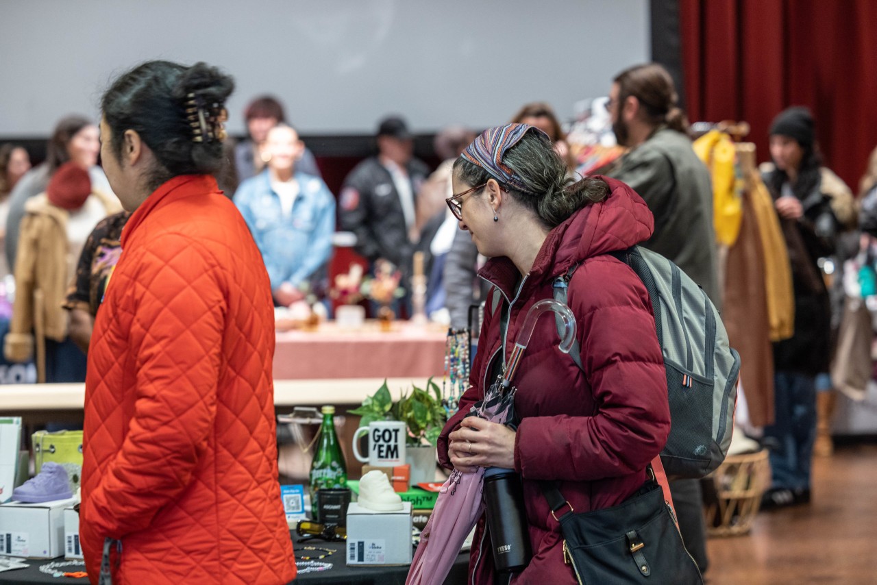 Scenes from the pop-up shop