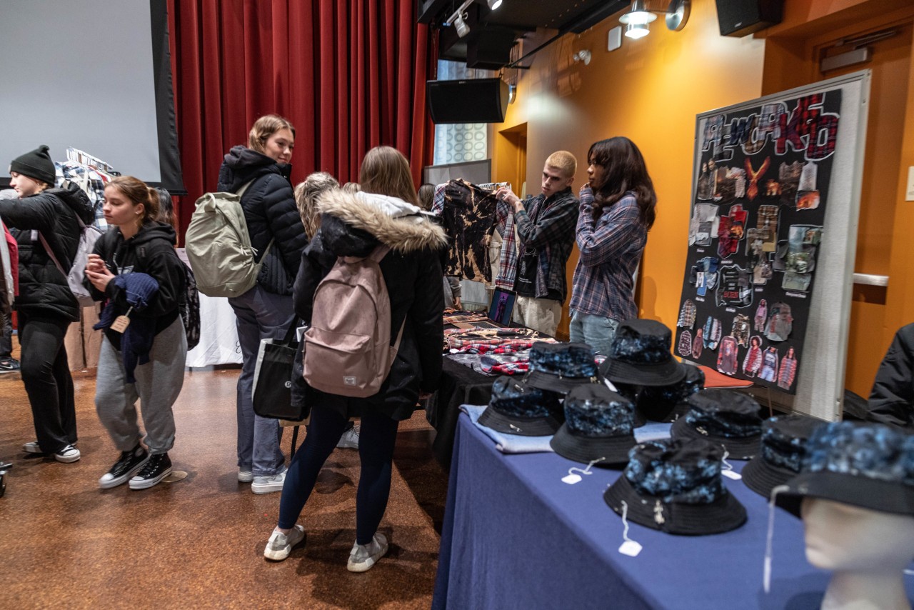Scenes from the pop-up shop