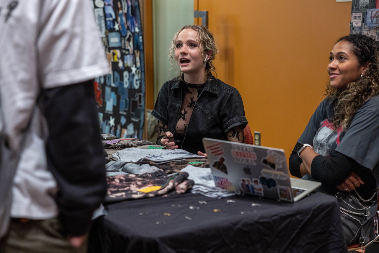 Scenes from the pop-up shop