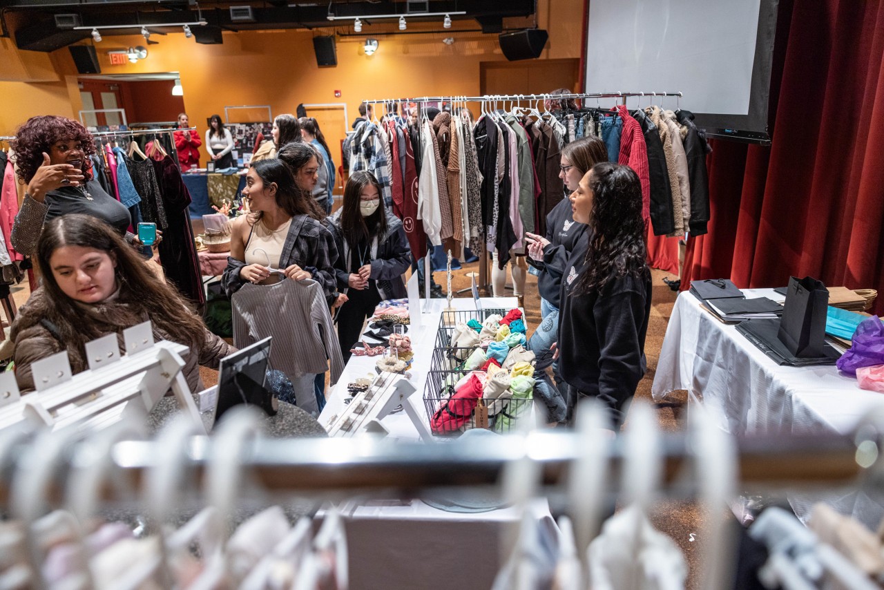 Scenes from the pop-up shop