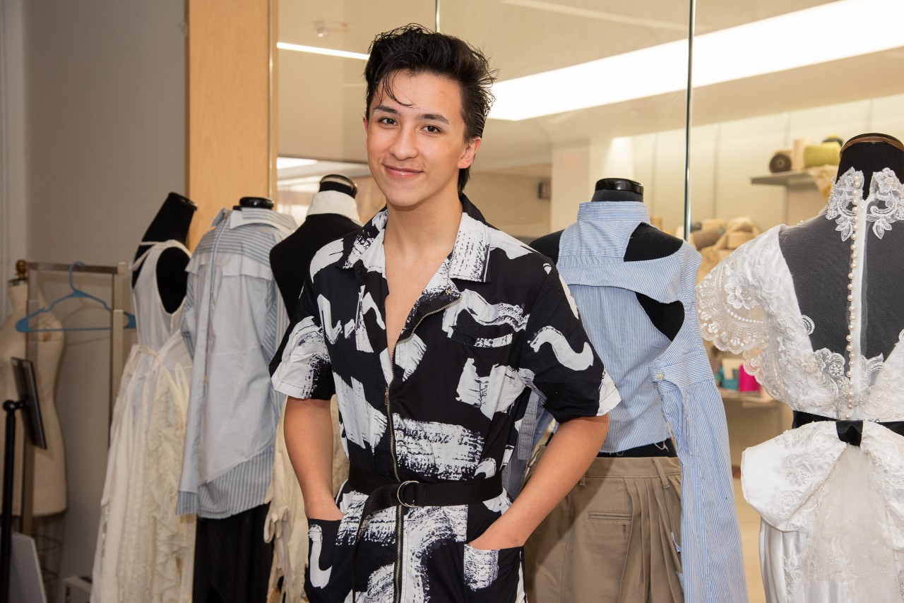 James Mamrol (he/him/his), fashion design, junior
