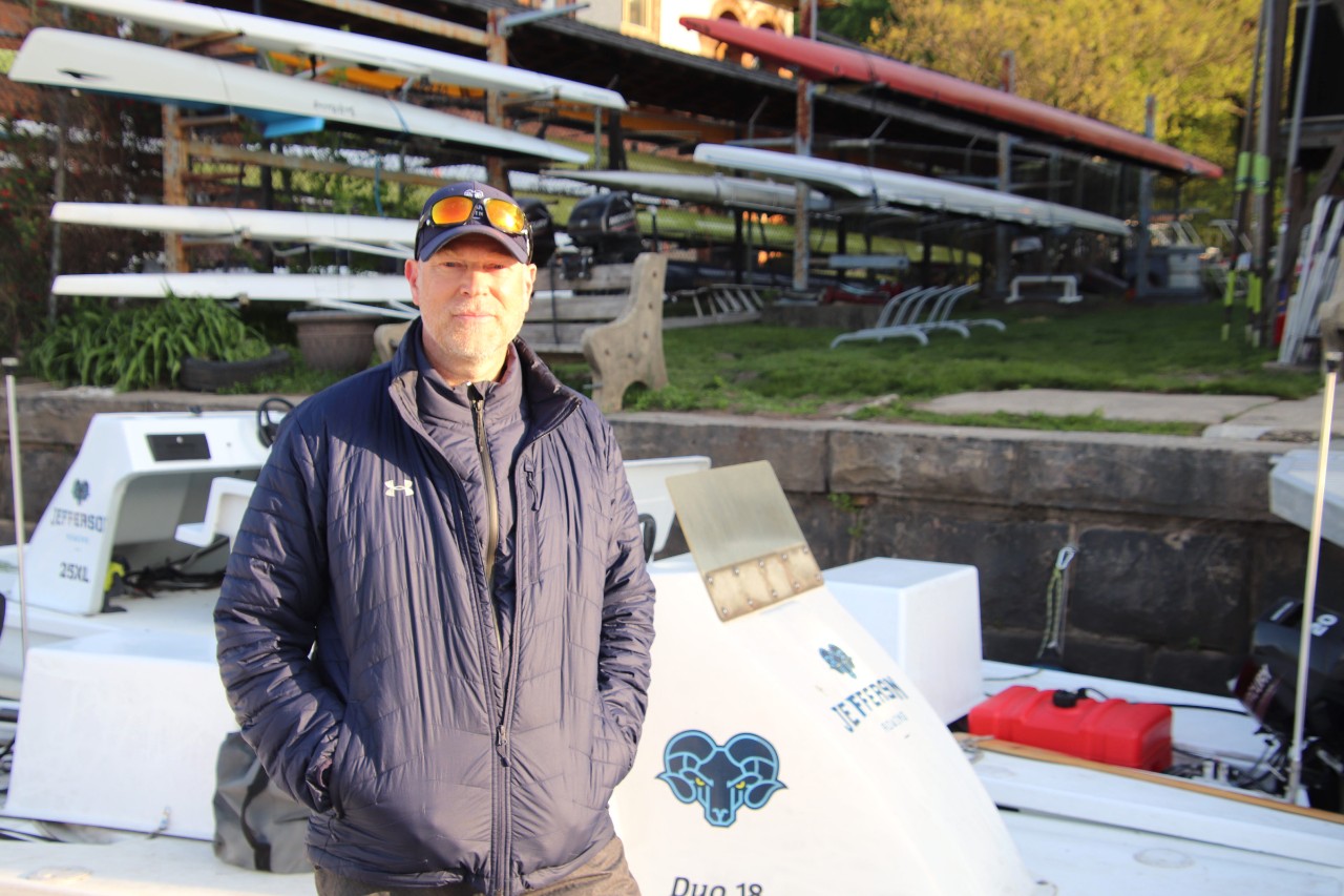 Women’s rowing head coach Michiel Bartman