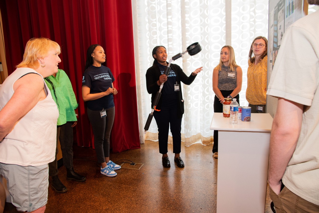 Scenes from Jefferson’s annual Design Assistive Device Project presentation