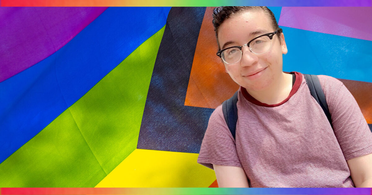 The Queer Student Union president’s 8th-grade teacher inspired him to be his true self.