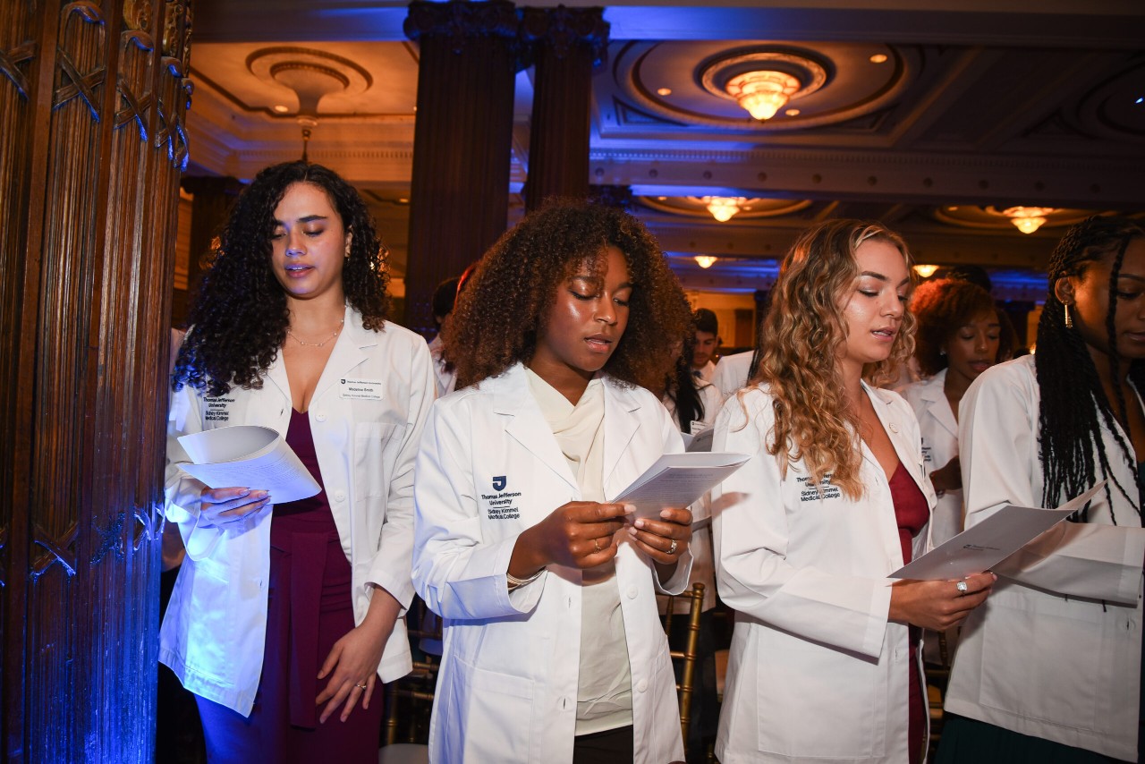 Scenes from the White Coat Ceremony