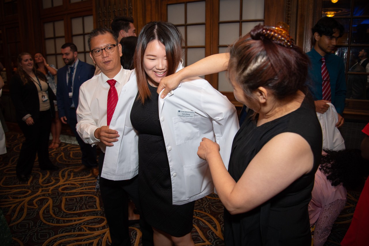 Scenes from the White Coat Ceremony