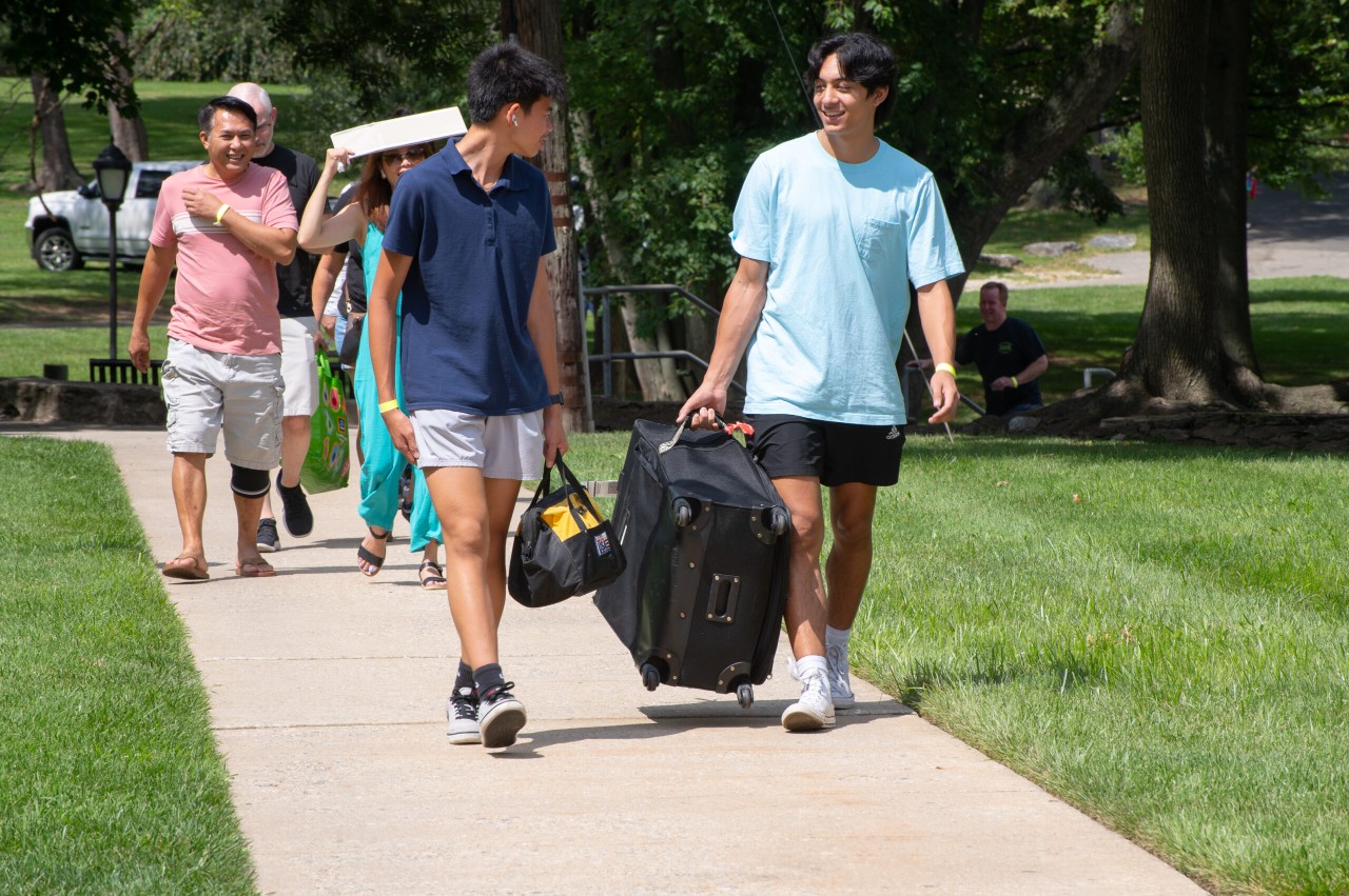 scenes from convocation and move-in day