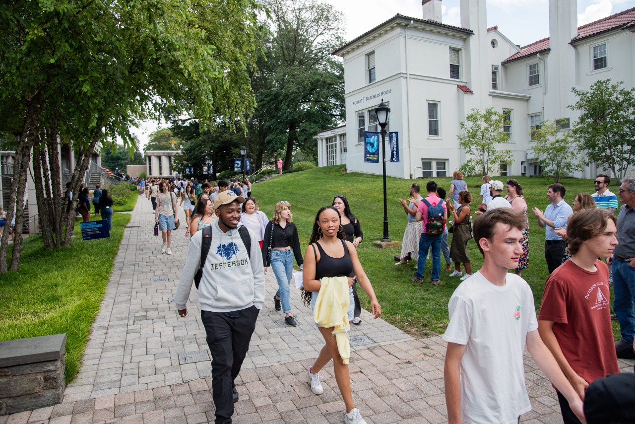 scenes from convocation and move-in day