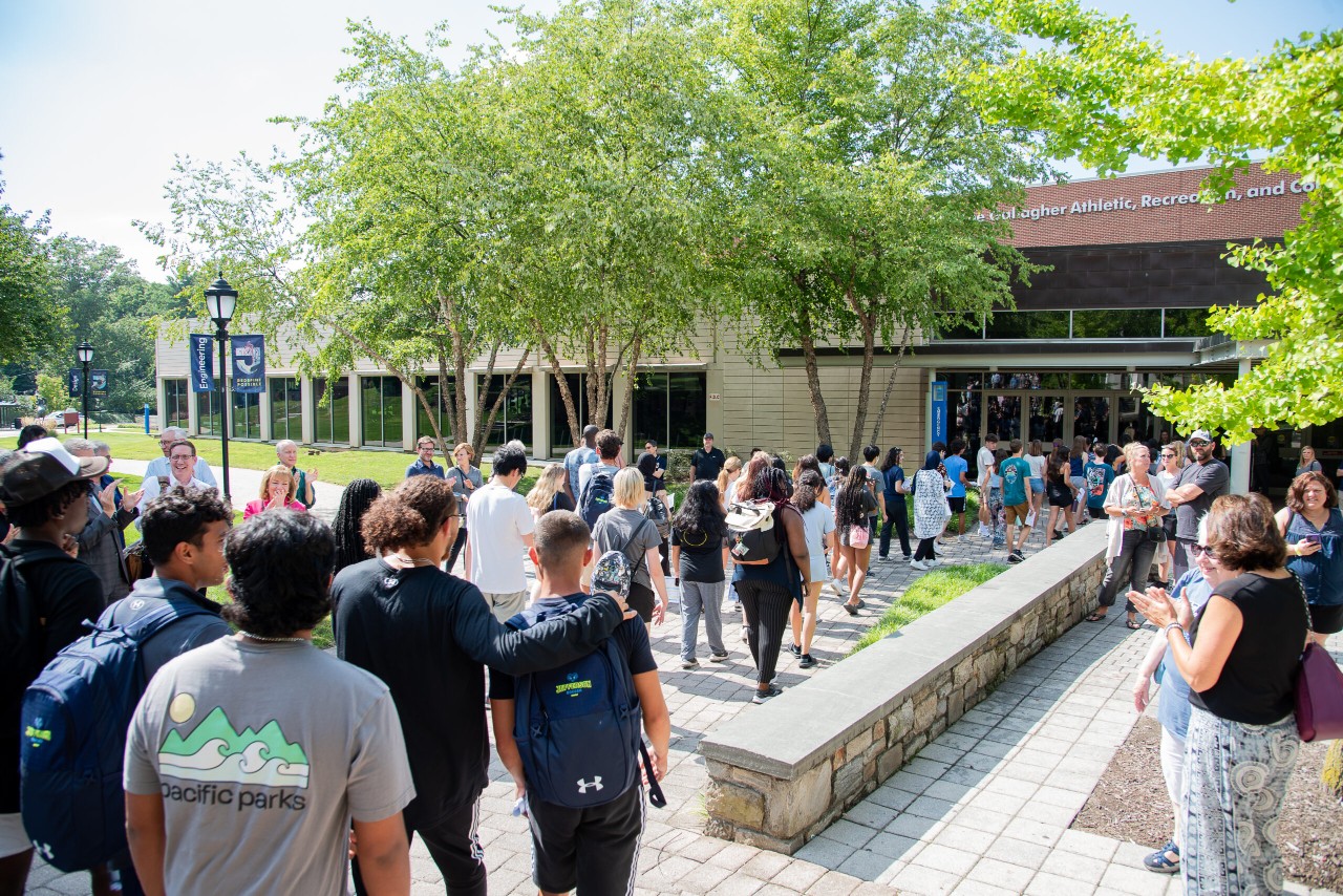 scenes from convocation and move-in day