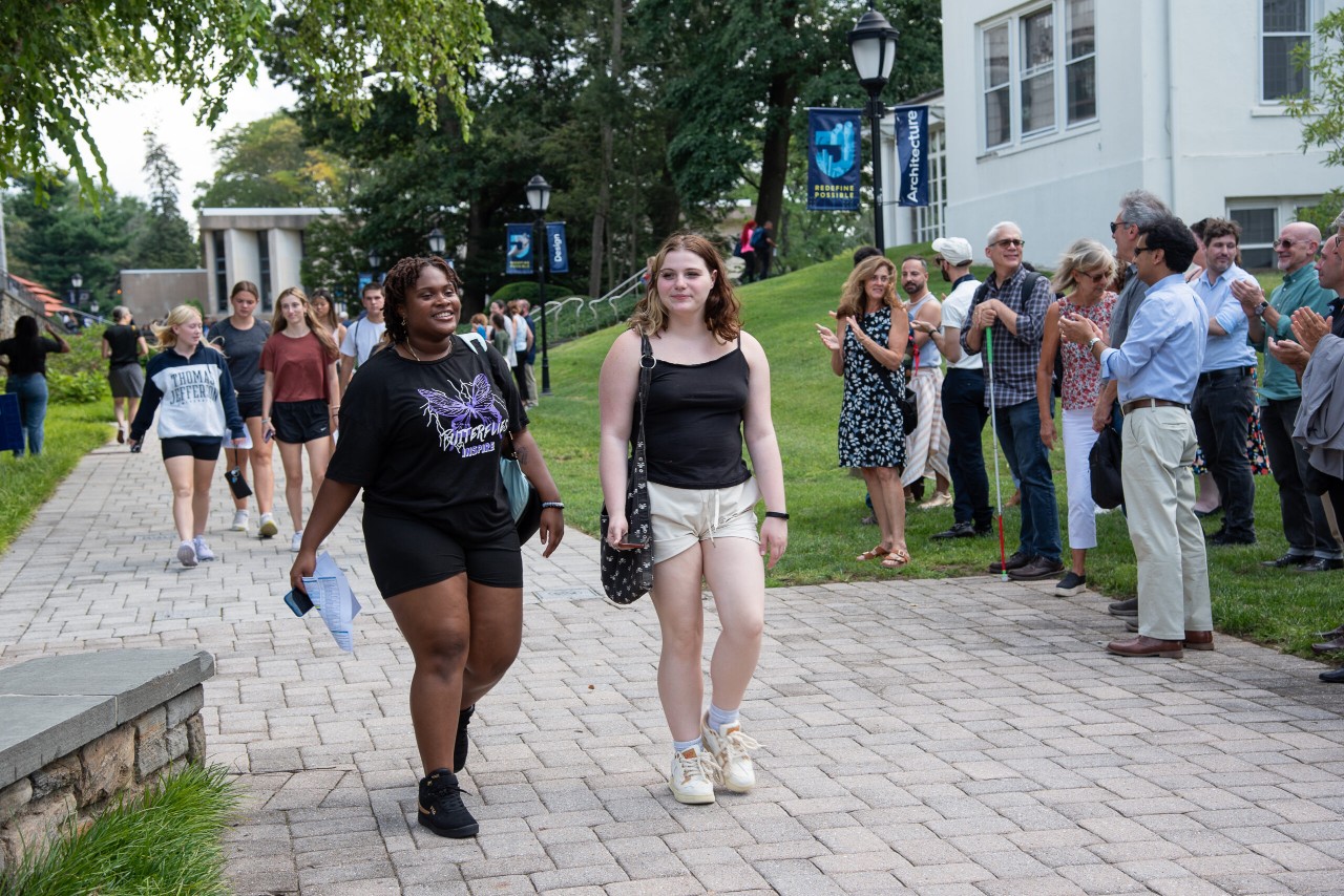 scenes from convocation and move-in day