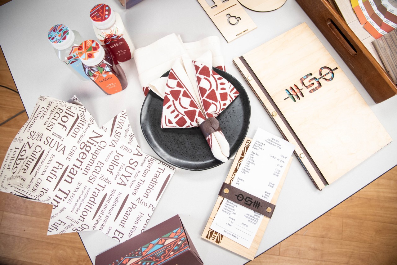 interior and visual communication design students present their projects