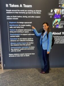Gabrielle Zimmerman at Space Center Houston