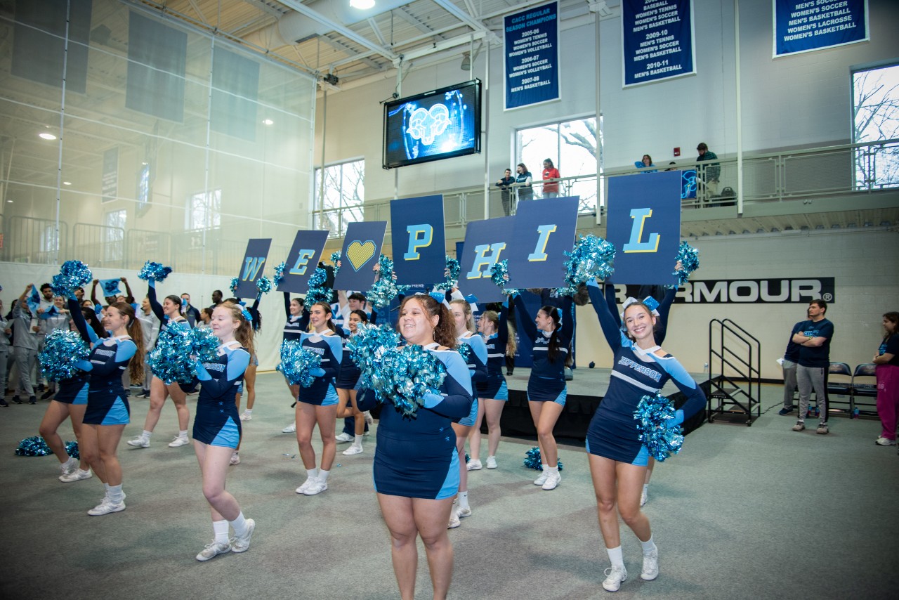 scenes from Phil's return and pep rally