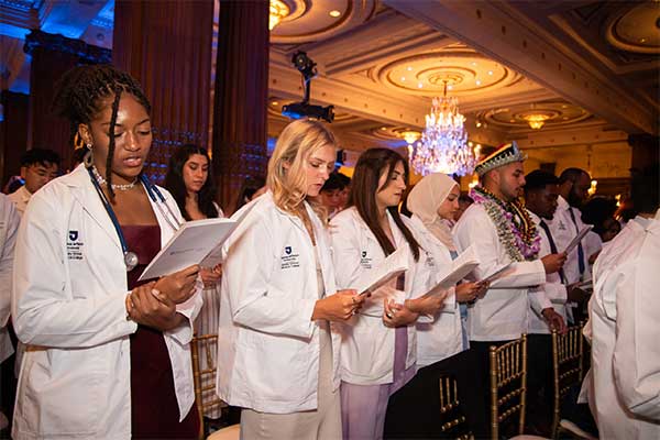 Inspired to Lead and Make Positive Change, Students Begin Med School Journey