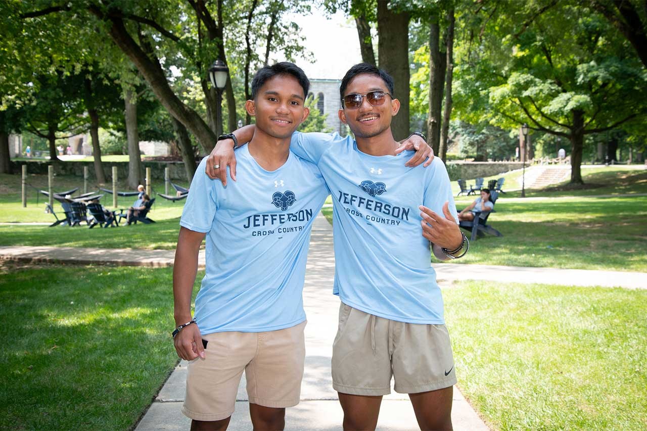 identical twins Shernel and Shernan Singh, East Falls Move in Day