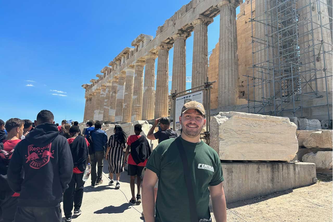 Architecture student Gaston Pombo studied in Rome