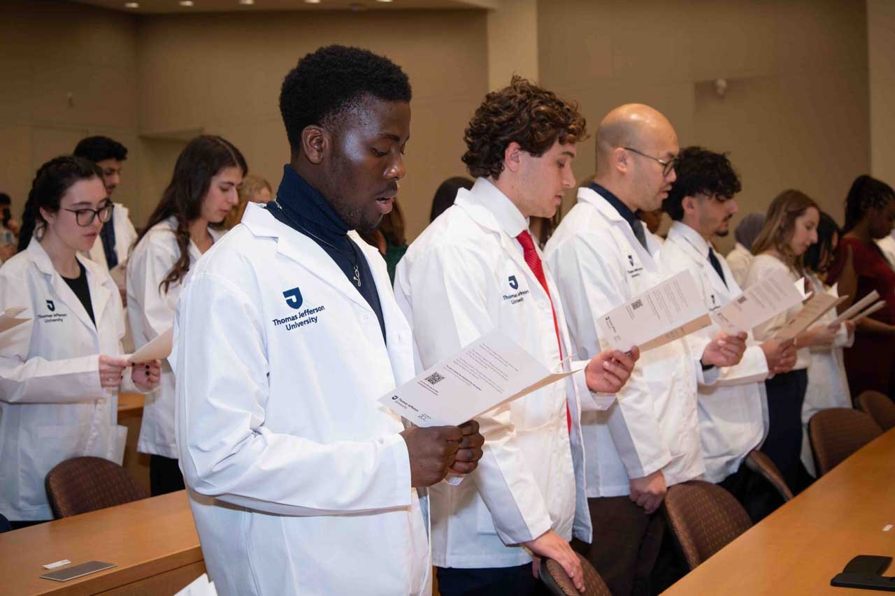 Pharmacy students recited “The Oath of a Pharmacist.”