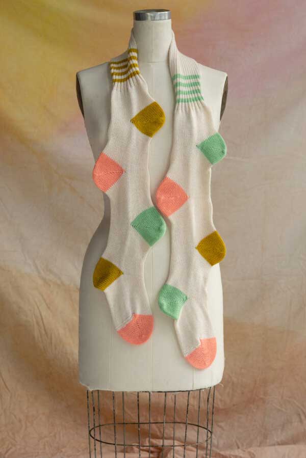 Meghan Kelly sock scarf