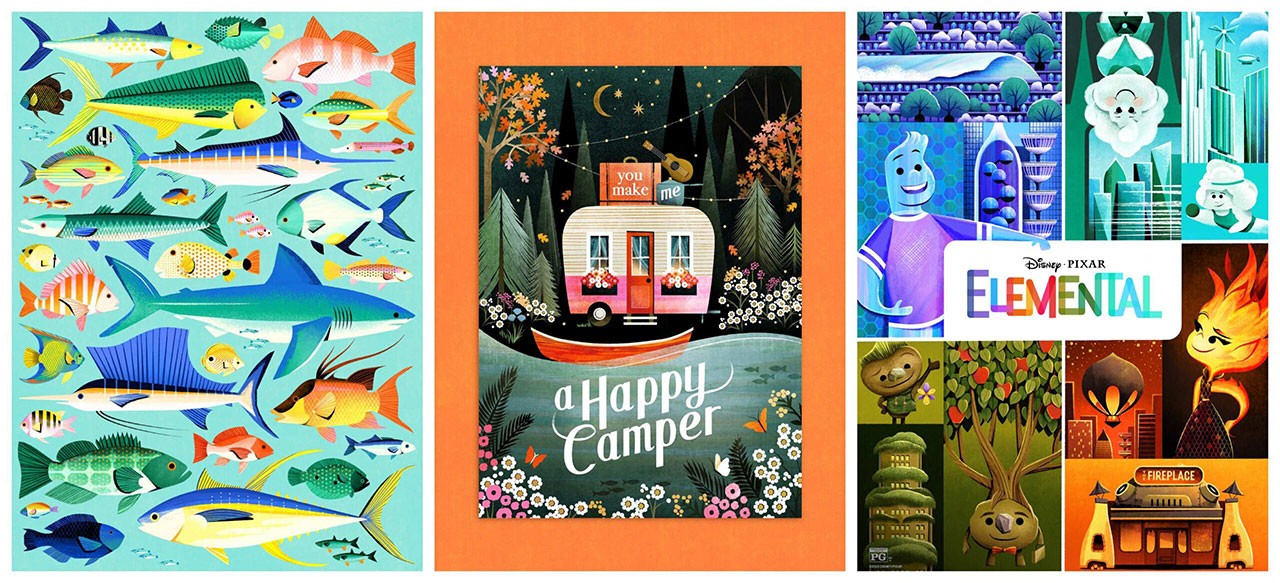 As a freelance illustrator, alumna Laura Moyer has worked on a variety of projects.