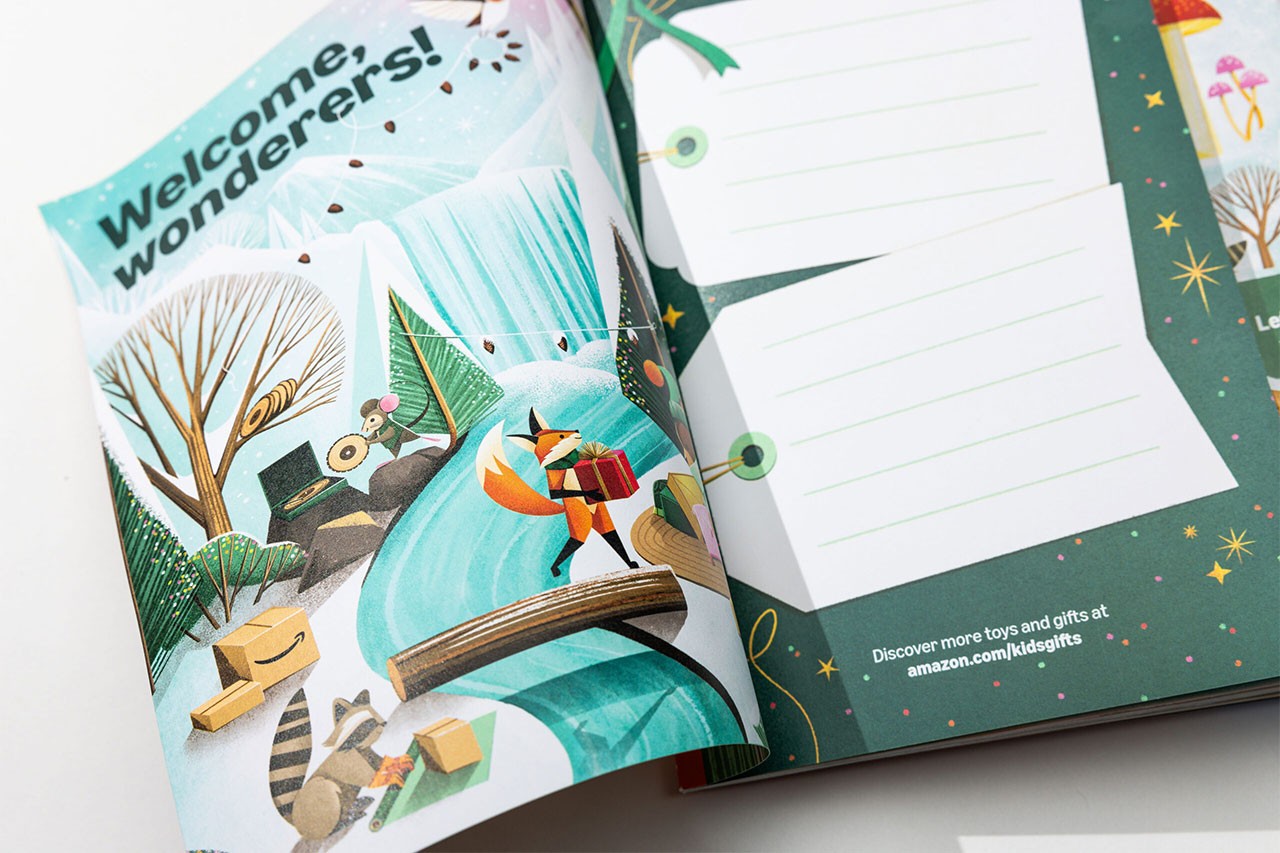 Jefferson grad Laura Moyer illustrated the forest friends of Bear, Owl, Mouse, Fox and Racoon as they go on whimsical holiday adventures together.