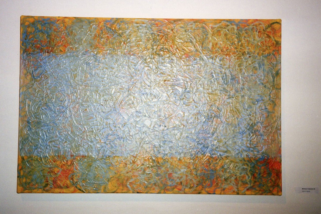Dr. Armen's artwork artwork collection "Biological Abstractions." Different mediums used include black ink, charcoal, watercolor, and acrylics.
