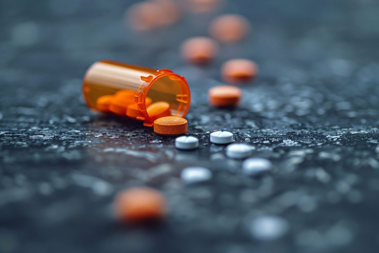Fentanyl crisis concept photo, drug addiction