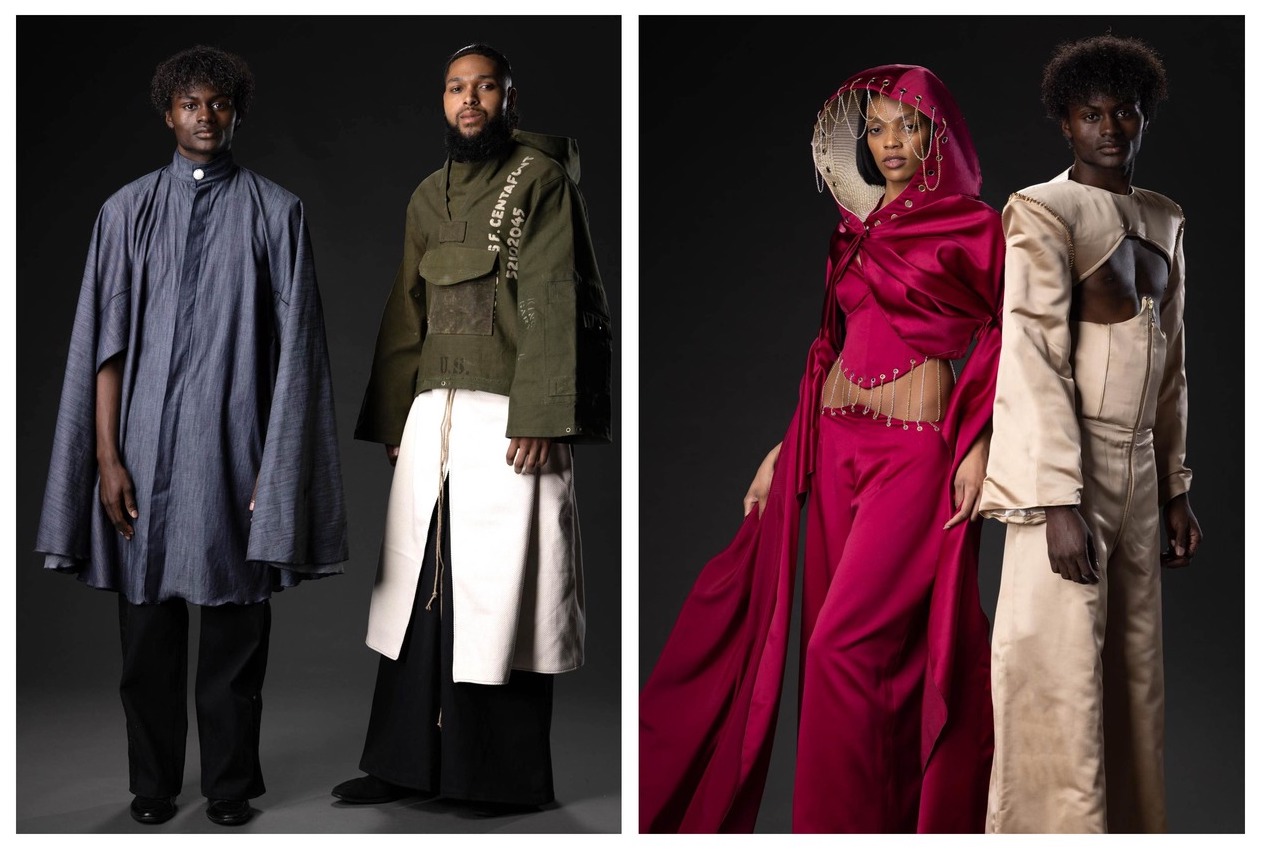 Fashion design seniors Jayson Streets and Amy Brito will showcase their looks at Jefferson’s fashion show at Philadelphia’s 23rd Street Armory.