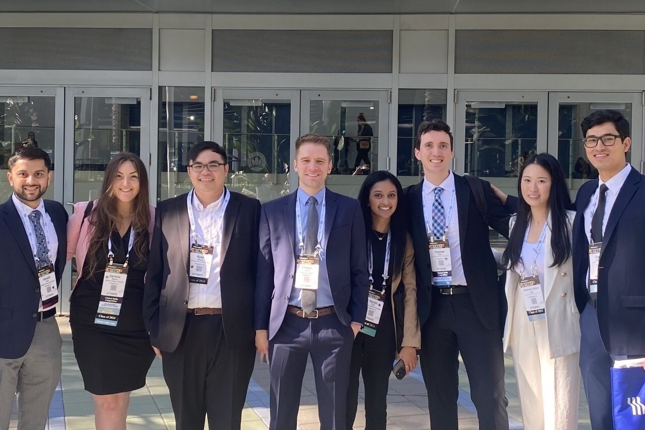 Group photo of Class of 2024 pharmacy students.