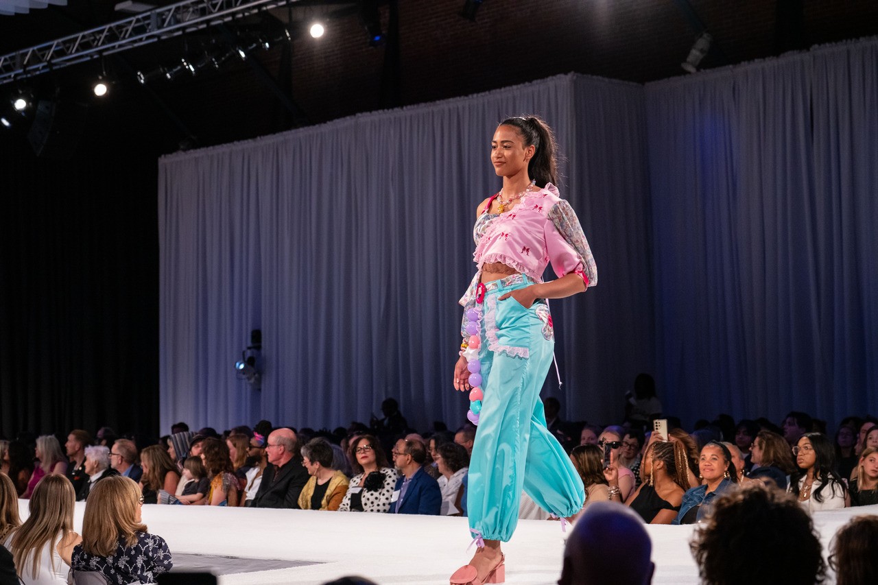 The Baldridge Award for Most Creative Collection went to Jade Burriss for her whimsical spring/summer womenswear collection, “Wonderscape.”