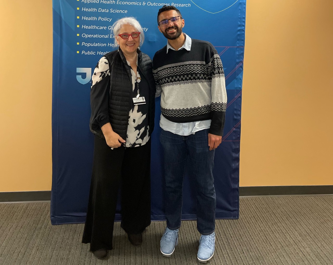 Dr. Rosie Frasso and Harsimran Bhandal, MD-Master of Public Health