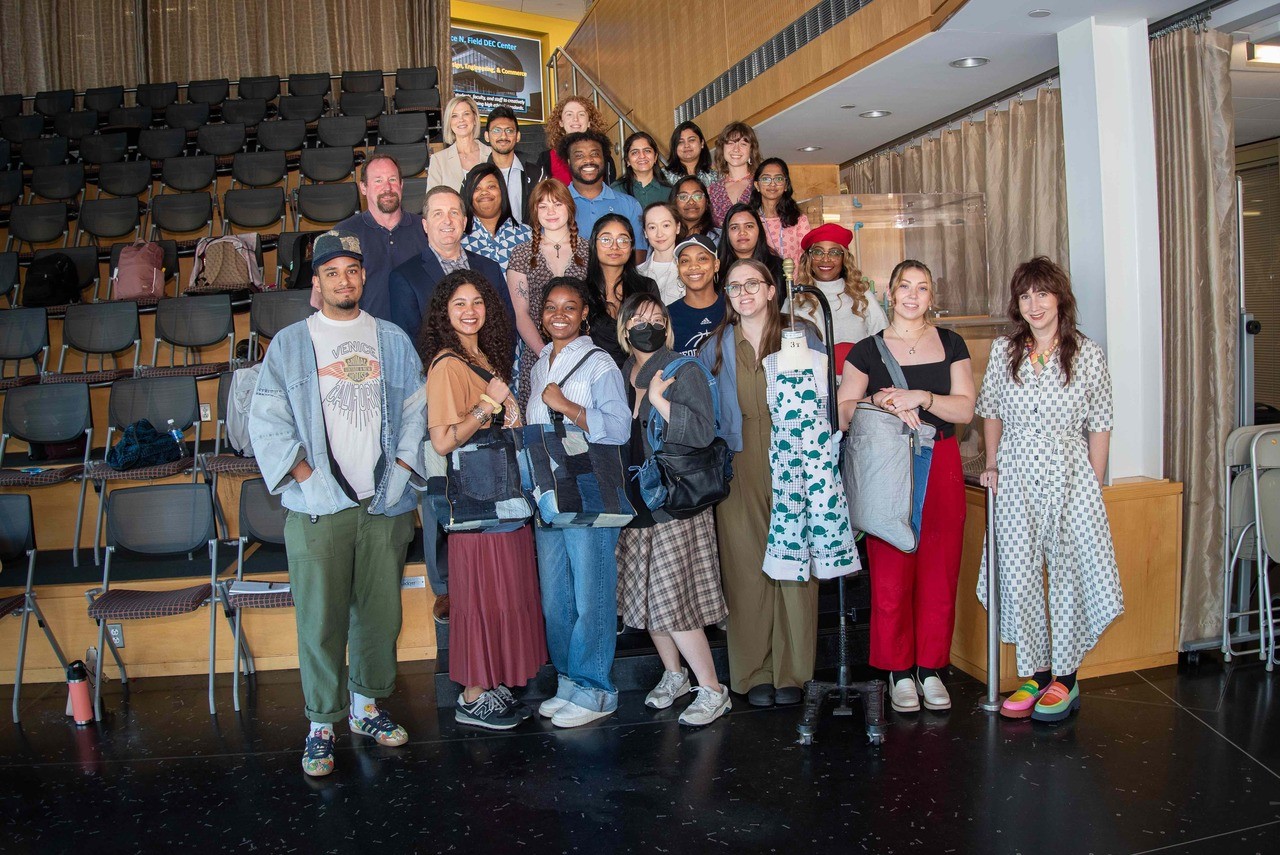 Students presented their final projects on April 25 in front of faculty and industry reps. 