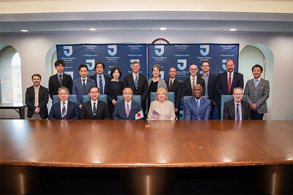 Thomas Jefferson University and Kobe University sign agreement