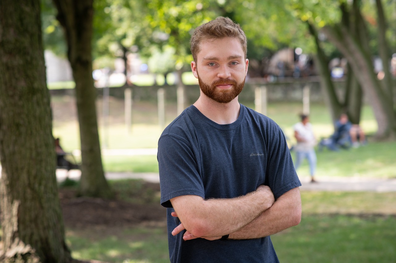 Biochemistry student and USA Curling Team member Daniel Laufer has hopes to compete in the Olympics.