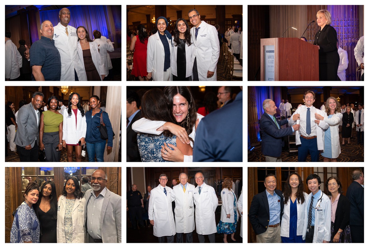 At the Sidney Kimmel Medical College White Coat Ceremony on Aug. 1, 286 students received their white coats, marking the official start of their med school careers. (Photos/©Thomas Jefferson University Photography Services)